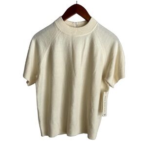 Mercer Street Studio | Cream Short Sleeve Sweater